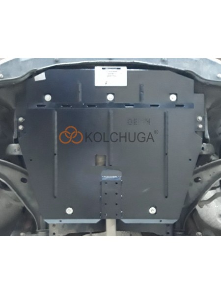 Захист двигуна, КПП, радіатора до авто Mini Cooper Clubman R55 2007-2014 V-1,6i; АКПП ( TM Kolchuga ) WhiteCover