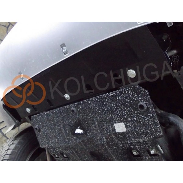 Захист радіатора до авто Audi Q7 2009-2015 всі ( TM Kolchuga ) WhiteCover
