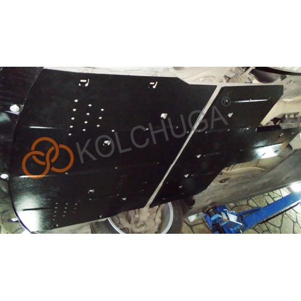 Захист двигуна, КПП до авто Porsche Panamera 2011-2016 V-3.0 TDI (АКПП, задній привід) ( TM Kolchuga ) ZiPoFlex