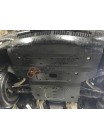 Захист двигуна, радіатора, рульової рейки до авто Mercedes-Benz W211 E270 2002-2008 V-тільки 2,7CDi АКПП/задній привід ( TM Kolchuga ) WhiteCover