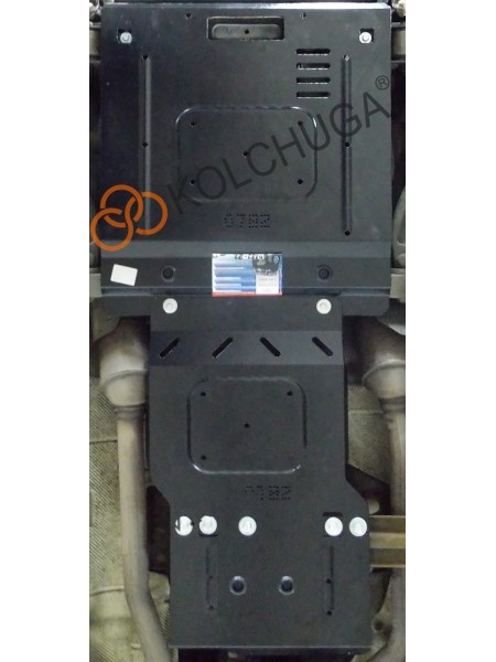 Захист двигуна, КПП, РКПП до авто Mercedes-Benz GL 450 X164 2006-2012 V-4,6і; 5,5і АКПП/4х4/та збірка USA ( TM Kolchuga ) WhiteCover