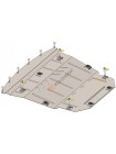 Захист двигуна, КПП, радіатора до авто Nissan Qashqai J11 2017-2021 V-всі ( TM Kolchuga ) WhiteCover