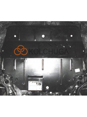 Захист двигуна, КПП до авто Skoda Fabia III 2014-2021 V-1,4D тільки 1,4D ( TM Kolchuga ) WhiteCover