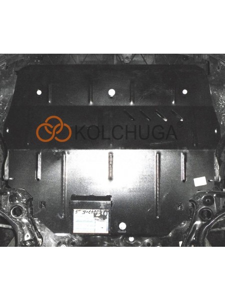 Захист двигуна, КПП до авто Skoda Rapid 2012-2016- V-1,4D тільки 1,4D ( TM Kolchuga ) WhiteCover