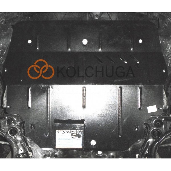 Захист двигуна, КПП до авто Skoda Fabia III 2014- V-1,4D (только 1,4D) ( TM Kolchuga ) ZiPoFlex