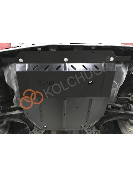 Захист двигуна, КПП до авто Ford Escape 2007-2012 V-3.0i Duratec; 2.5i; 2.5 hybrid АКПП/4х4/окрім Ecoflex ( TM Kolchuga ) WhiteCover