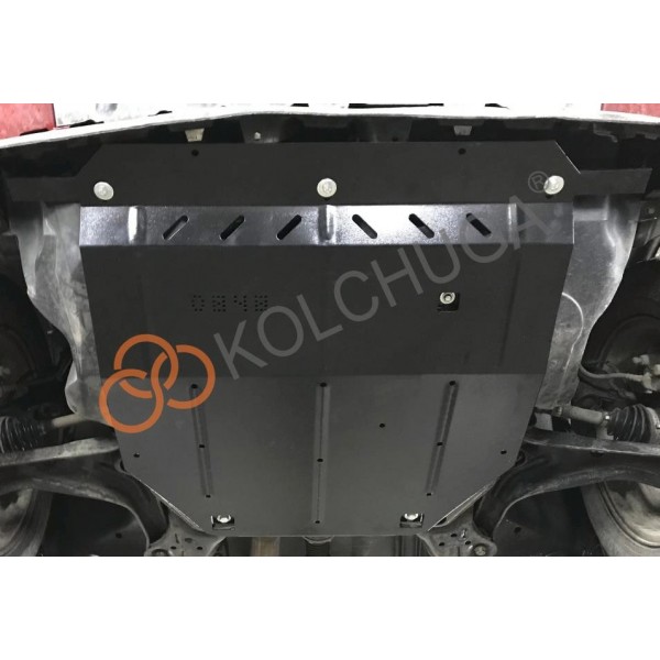 Захист двигуна, КПП до авто Ford Escape 2007-2012 V-3.0i Duratec; 2.5i; 2.5 hybrid (АКПП, 4х4, крім Ecoflex) (TM Kolchuga) ZiPoFlex