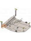 Захист двигуна, КПП до авто Ford Escape 2007-2012 V-3.0i Duratec; 2.5i; 2.5 hybrid АКПП/4х4/окрім Ecoflex ( TM Kolchuga ) WhiteCover