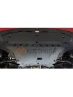 Захист двигуна, КПП, радіатора до авто Kia Rio 4 sedan 2017- V-1,6і збірка Росія ( TM Kolchuga ) WhiteCover