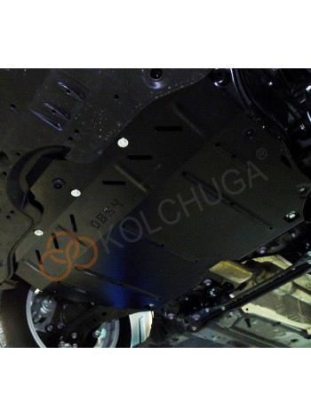 Защита двигателя, КПП для авто Toyota Camry XV70 2017- V-2,5i АКПП ( TM Kolchuga ) WhiteCover