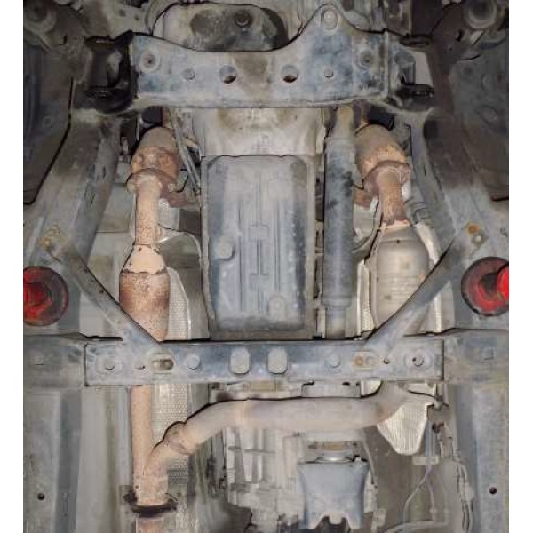 Захист КПП та РКПП для авто Toyota Land Cruiser Prado 120 2002-2009 V-3,0D (захищає тільки КПП та РКПП) ( TM Kolchuga )