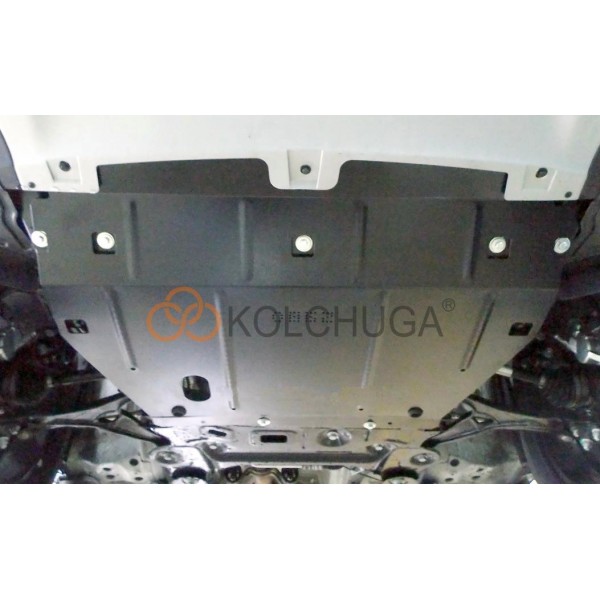 Захист двигуна, КПП, радіатора до авто Chery Tiggo 4 2017-2020 V-всі ( TM Kolchuga ) WhiteCover