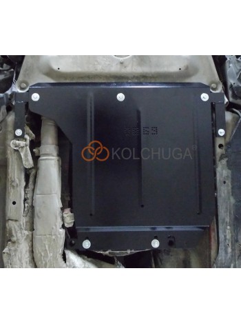 Захист КПП до авто BMW 5 E60/E61 2003-2010 2,0D; 3,0D АКПП/МКПП/задній привід ( TM Kolchuga ) WhiteCover
