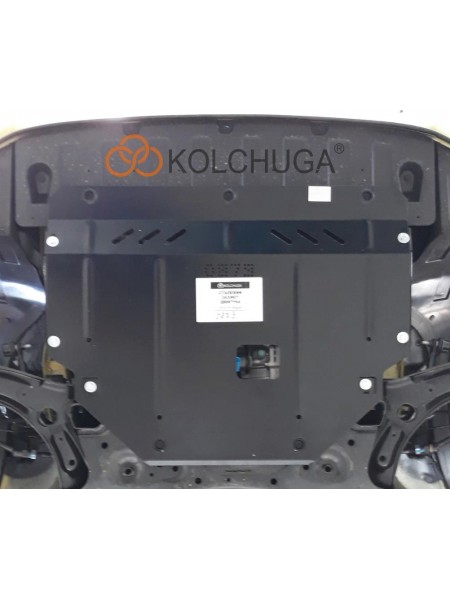 Захист двигуна, КПП, радіатора до авто Kia Picanto 2017- V-1,0; 1,2; ( TM Kolchuga ) WhiteCover