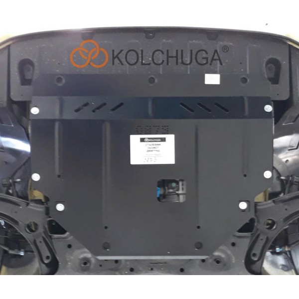Захист двигуна, КПП, радіатора до авто Kia Picanto 2017-V-1,0; 1,2; (TM Kolchuga) ZiPoFlex