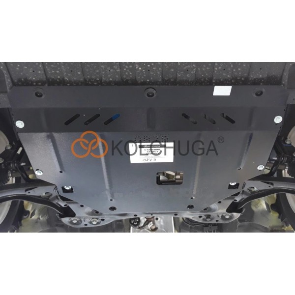 Захист двигуна, КПП, радіатора до авто Kia Picanto 2017- V-1,0; 1,2; ( TM Kolchuga ) WhiteCover