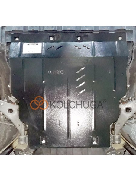 Захист двигуна, КПП, радіатора, заднего моста до авто Ford Escape 2012-2019 V-2,0 EcoBoost USA (АКПП/МКПП) ( TM Kolchuga ) ZiPoFlex