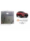 Захист двигуна, КПП, радіатора до авто Mitsubishi Eclipse Cross 2017-2020 V-1.5i turbo варіатор Jatco CVT8 ( TM Kolchuga ) ALuOX
