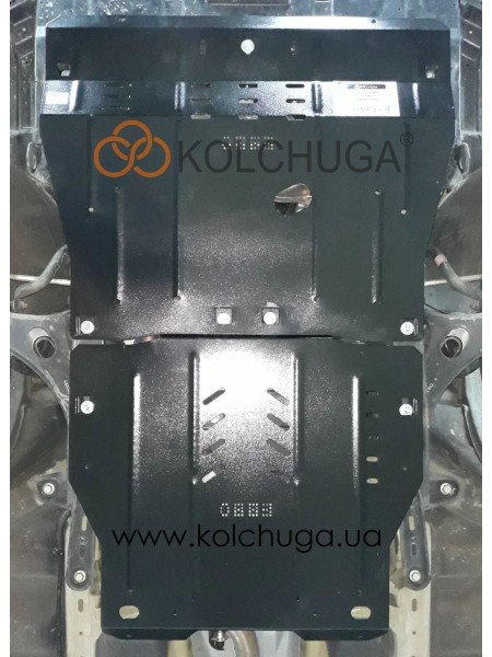  Захист двигуна, КПП для авто Subaru Legacy V BN 2014-2019 V-2,5i (без турбины) вариатор/USA (TM Kolchuga) ZiPoFlex