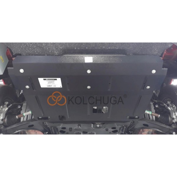 Захист двигуна, КПП, радіатора до авто Ford Transit/Transit Custom 2016-2019 V-2.0 TDCI ecoblue (двиг. JJ87712) МКПП/VIN: WFOZXXTTGZJJ87712 ( TM Kolchuga ) WhiteCover