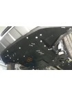 Защита двигателя, КПП, радиатора для авто Hyundai Santa Fe 2018-2020 V-2,2CRDI; 2,4 ( TM Kolchuga ) WhiteCover