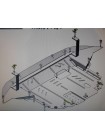 Защита двигателя, КПП, радиатора для авто Hyundai Santa Fe 2018-2020 V-2,2CRDI; 2,4 ( TM Kolchuga ) WhiteCover