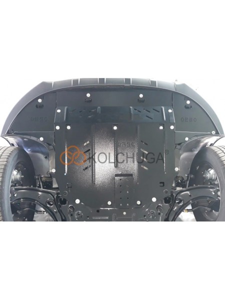 Защита двигателя, КПП, радиатора для авто Kia Sportage IV QL 2018-2021 V-1.6GDI ( TM Kolchuga ) WhiteCover