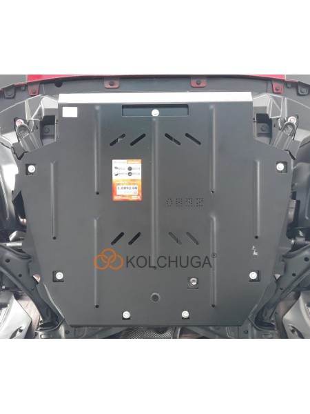 Защита двигателя, КПП, абсорбера для авто Haval H6 2017-2020 V-1,5і; 2,0і ( TM Kolchuga ) WhiteCover