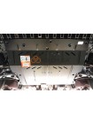 Захист двигуна, КПП, абсорбера до авто Citroen С1 2014- V-1,0 робот ( TM Kolchuga ) WhiteCover