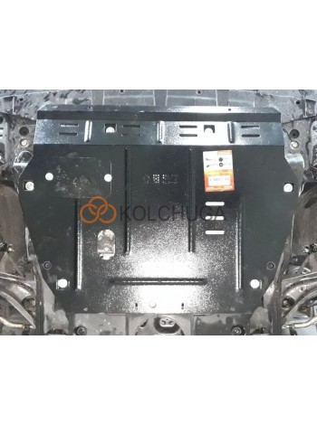 Захист двигуна, КПП до авто Honda Civic X хетчбэк 2015- V-1,5T; збірка USA ( TM Kolchuga ) WhiteCover
