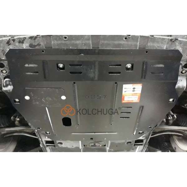 Захист двигуна, КПП до авто Honda Civic X хетчбэк 2015- V-1,5T; збірка USA ( TM Kolchuga ) WhiteCover