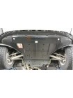 Захист радіатора, двигуна, КПП до авто Bentley Bentayga 2015- 4.0 АКПП/4x4/встановлюється поверх штатного захисту ( TM Kolchuga ) ALuOX