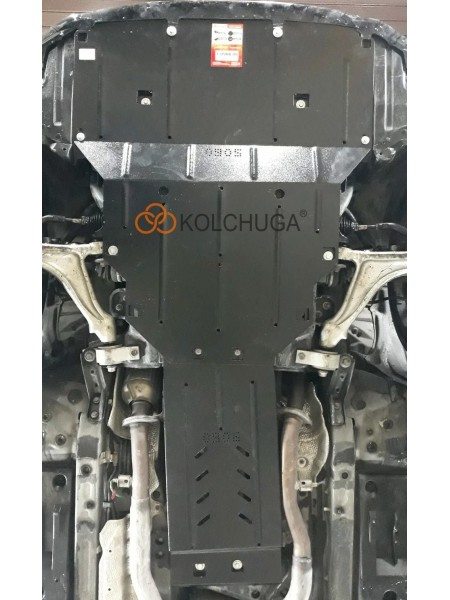 Захист двигуна, КПП, радіатора до авто Lexus IS 250 / IS 300 (XE3) 2013-2020 V-2,0i; 2,5і; 3,5i АКПП/тільки 4x4 ( TM Kolchuga ) WhiteCover