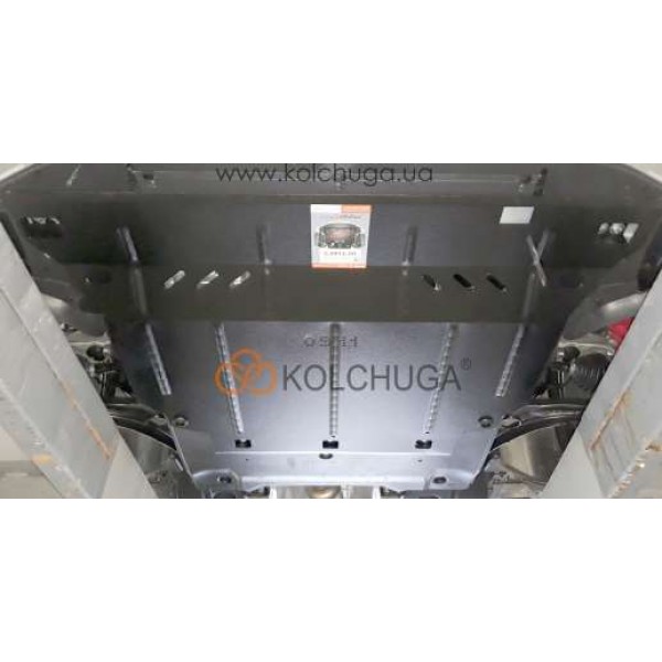 Захист двигуна, КПП, радіатора до авто Volkswagen T-ROC 2017- V-1,0TSI; 1,5; (АКПП) (TM Kolchuga) ZiPoFlex