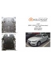 Захист радіатора, двигуна до авто BMW 1 F20/F21 2015-2019 1.5i АКПП ( TM Kolchuga ) ALuOX