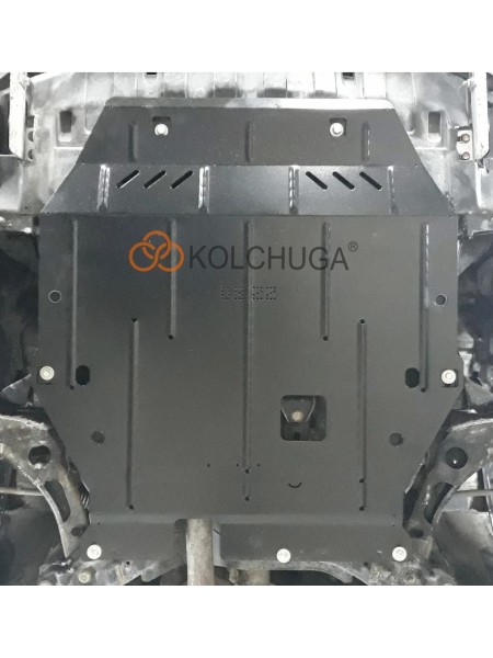 Захист двигуна, КПП до авто Mitsubishi Outlander III 2012-2021 V-3,0i MIVEC тільки USA ( TM Kolchuga ) WhiteCover