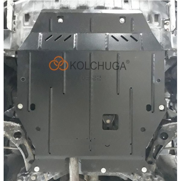 Захист двигуна, КПП до авто Mitsubishi Outlander 2012-2021 V-3,0i MIVEC (складання USA) ( TM Kolchuga ) ZiPoFlex