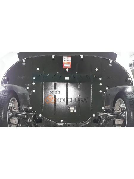 Захист двигуна, КПП, радіатора до авто Kia Ceed 2018- V-1,4GDI; 1,4Т; ( TM Kolchuga ) WhiteCover