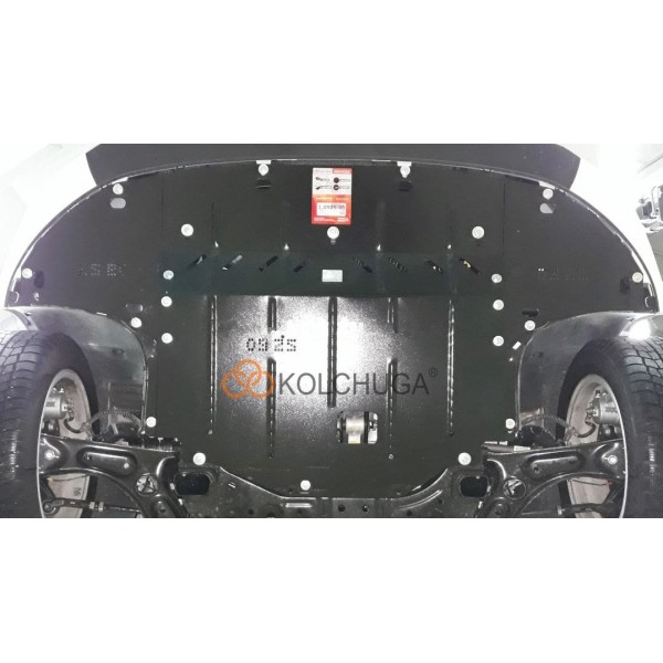 Захист двигуна, КПП, радіатора до авто Kia Ceed 2018-V-1,4GDI; 1,4Т; (TM Kolchuga) ZiPoFlex