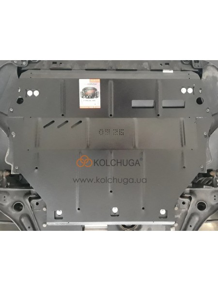 Захист двигуна, КПП Volkswagen Caddy IV 2015-2020 V-1,6і (МКПП/euro6) ( TM Kolchuga ) ZiPoFlex