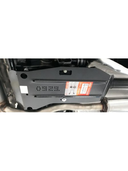 Захист заднього диференціалу до авто Nissan Qashqai J11 2014-2021 V-всі ( TM Kolchuga ) WhiteCover