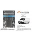 Захист двигуна, КПП, радіатора до авто Hyundai H350 2014- V-2,5CRDI МКПП ( TM Kolchuga ) WhiteCover