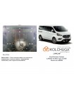 Захист двигуна, КПП, радіатора до авто Ford Tourneo Custom 2018-2019 2.0TDCi ecoblue euro6, до 20.05.19 р АКПП/VIN: WFO3XXTTG3KD19971 ( TM Kolchuga ) WhiteCover