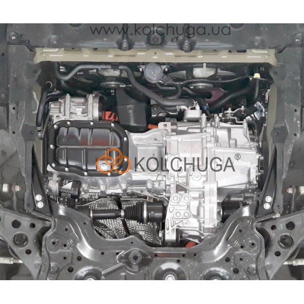 Захист двигуна, КПП до авто Toyota Prius 4 2015- V-1.6; 1,8і також HYBRID ZipoFlex TM Kolchuga