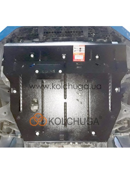 Захист двигун, радіатор, КПП до авто Jac S3 2016- V-тільки 1,6i АКПП ( TM Kolchuga ) WhiteCover