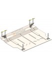 Захист двигуна, КПП до авто Toyota Verso S 2010-2015 V-1,4D; МКПП ( TM Kolchuga ) WhiteCover
