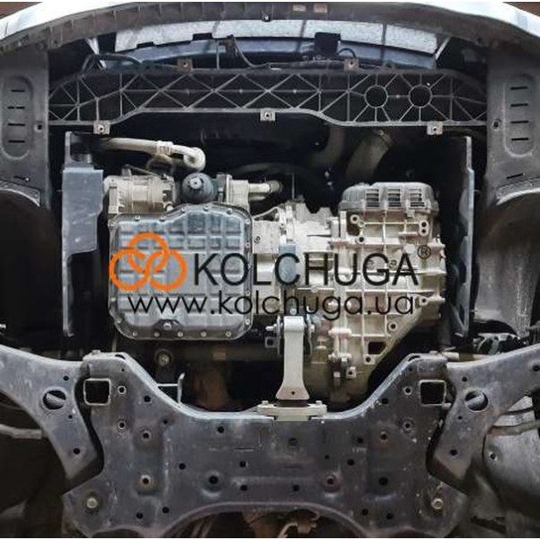 Защита двигателя, КПП, радиатора для автомобиля Kia Carnival III YP 2014-2020 V-2,2CRDI АКПП ZiPoFlex ( TM Kolchuga )