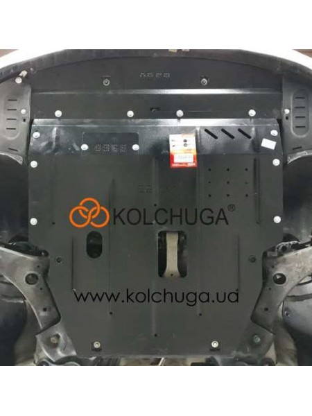 Захист двигуна, КПП, радіатора до авто Kia Carnival III YP 2014-2020 V-2,2CRDI АКПП ( TM Kolchuga ) WhiteCover