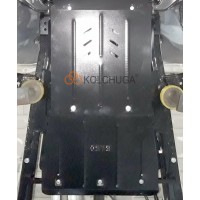 Захист АКПП, РКПП для авто Mitsubishi L200 2019- V-2,4TDI АКПП (TM Kolchuga) ZiPoFlex