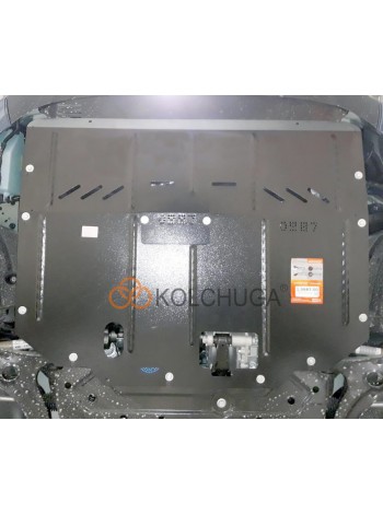Защита двигателя, КПП, радиатора для авто Ford Tourneo Custom V362 MCA 2019- 2.0TDCi ecoblue euro 6,2, 20.05.19 р АКПП/передний привод ( TM Kolchuga ) WhiteCover